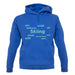 Skiing Languages unisex hoodie