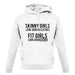 Fit Girls Look Good unisex hoodie