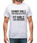 Fit Girls Look Good Mens T-Shirt