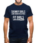 Fit Girls Look Good Mens T-Shirt