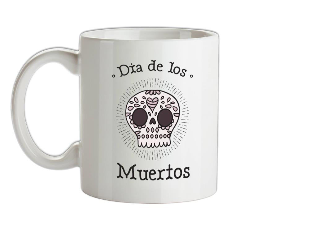 Dia De Los Muertos Skull Ceramic Mug