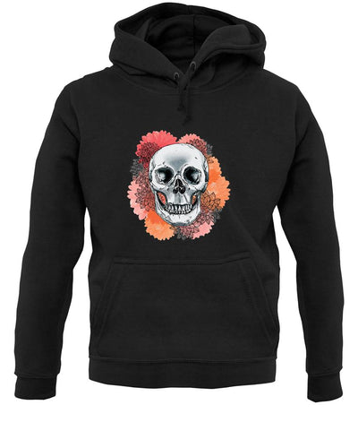 Skull Flower unisex hoodie