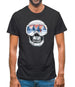 Skull With Ski Mask Mens T-Shirt