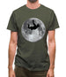 Sky Diving Moon Mens T-Shirt