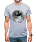 Sky Diving Moon Mens T-Shirt