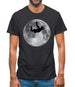 Sky Diving Moon Mens T-Shirt