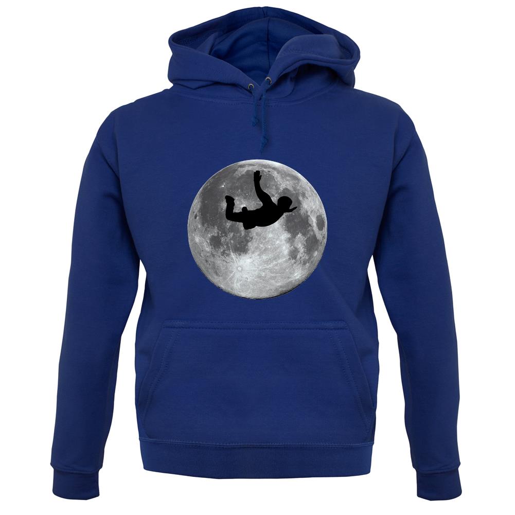 Sky Diving Moon unisex hoodie