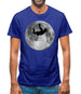 Sky Diving Moon Mens T-Shirt