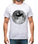 Sky Diving Moon Mens T-Shirt