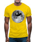 Sky Diving Moon Mens T-Shirt