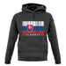Slovakia Barcode Style Flag unisex hoodie