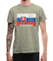Slovakia Barcode Style Flag Mens T-Shirt