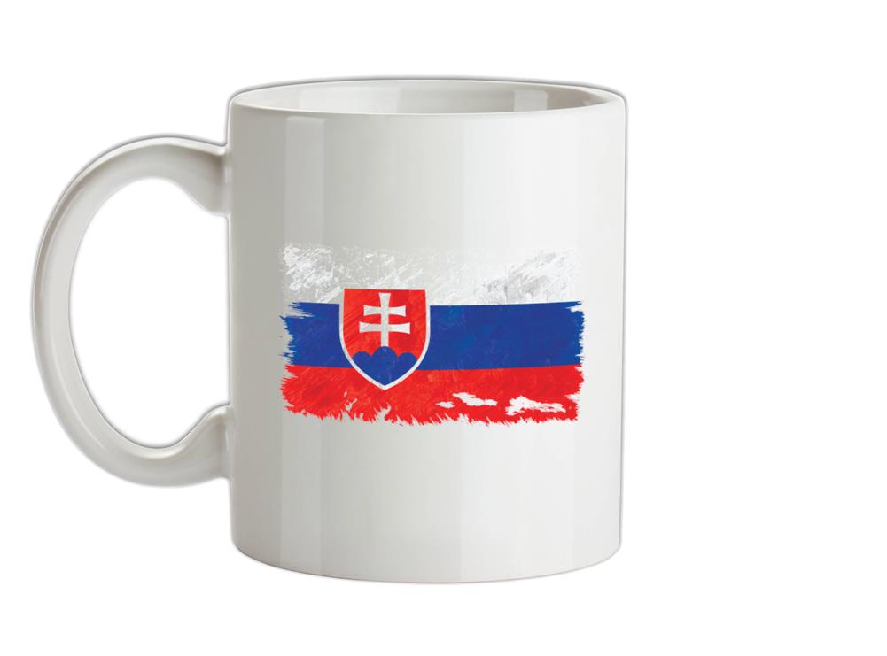 Slovakia Grunge Style Flag Ceramic Mug