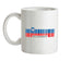 Slovenia Barcode Style Flag Ceramic Mug