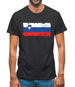 Slovenia Grunge Style Flag Mens T-Shirt