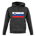 Slovenia Grunge Style Flag unisex hoodie