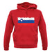 Slovenia Grunge Style Flag unisex hoodie