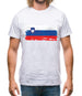 Slovenia Grunge Style Flag Mens T-Shirt