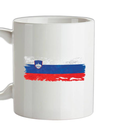 Slovenia Grunge Style Flag Ceramic Mug