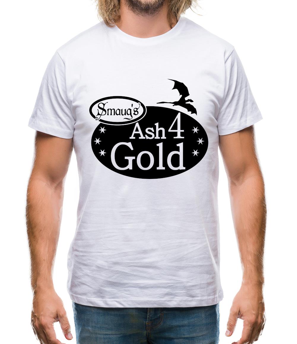 Smaug's Ash For Gold Mens T-Shirt