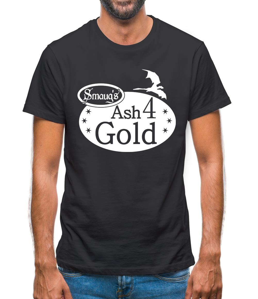 Smaug's Ash For Gold Mens T-Shirt