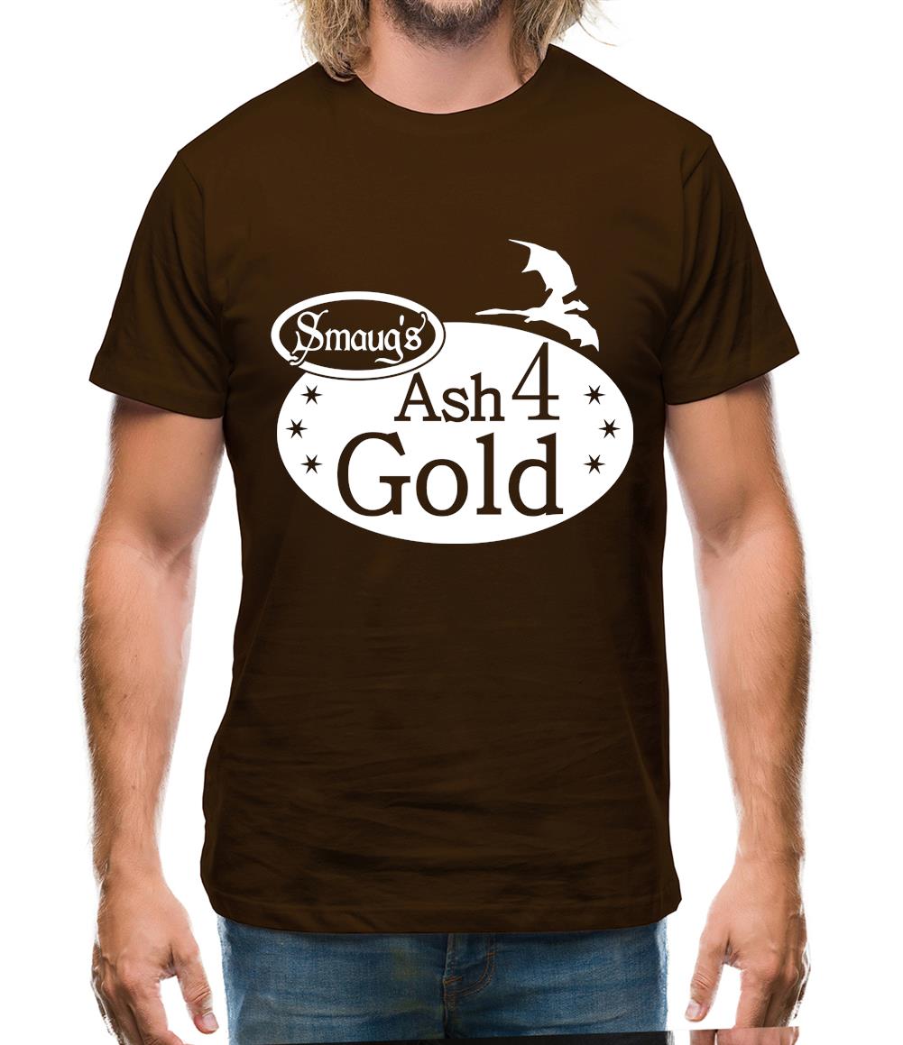 Smaug's Ash For Gold Mens T-Shirt