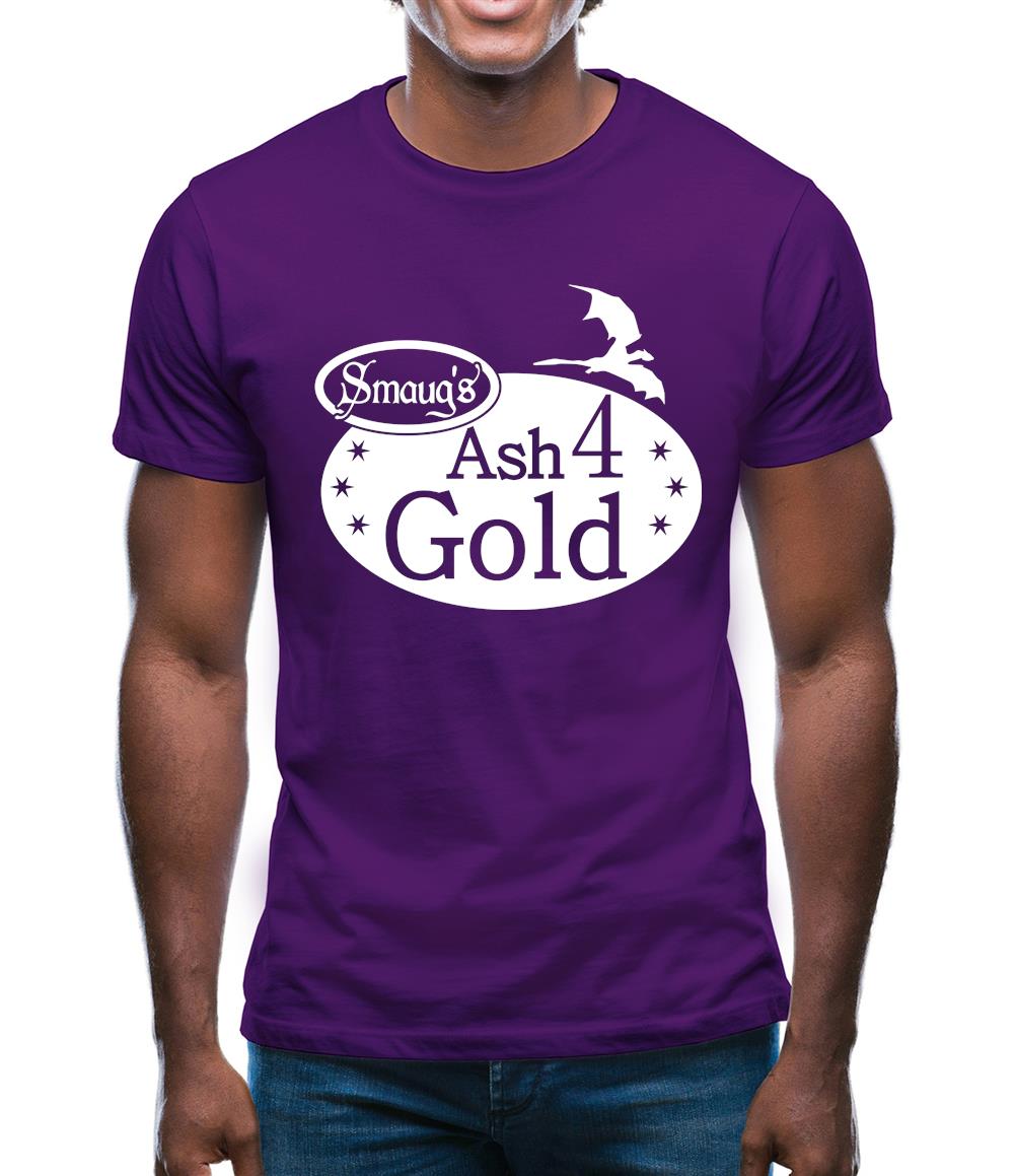 Smaug's Ash For Gold Mens T-Shirt