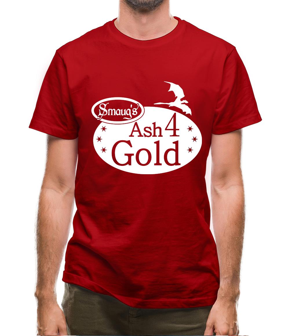 Smaug's Ash For Gold Mens T-Shirt