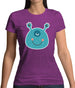 Smiley Face Alien Womens T-Shirt