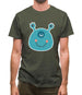 Smiley Face Alien Mens T-Shirt