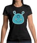 Smiley Face Alien Womens T-Shirt