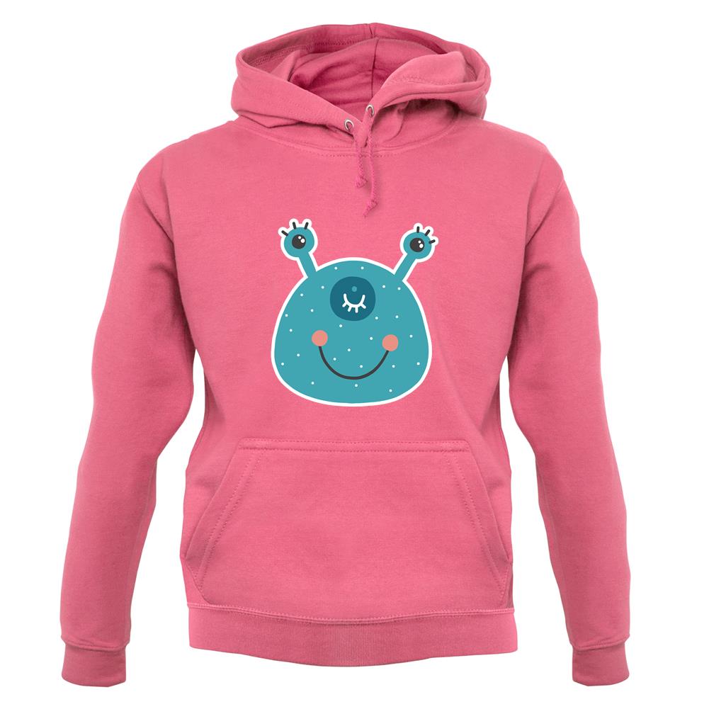 Smiley Face Alien unisex hoodie
