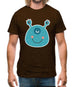 Smiley Face Alien Mens T-Shirt