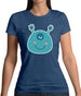 Smiley Face Alien Womens T-Shirt