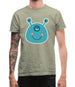 Smiley Face Alien Mens T-Shirt