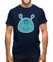 Smiley Face Alien Mens T-Shirt