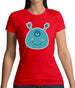 Smiley Face Alien Womens T-Shirt