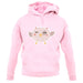 Smiley Face Baby Owl unisex hoodie