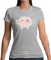 Smiley Face Baby Owl Womens T-Shirt