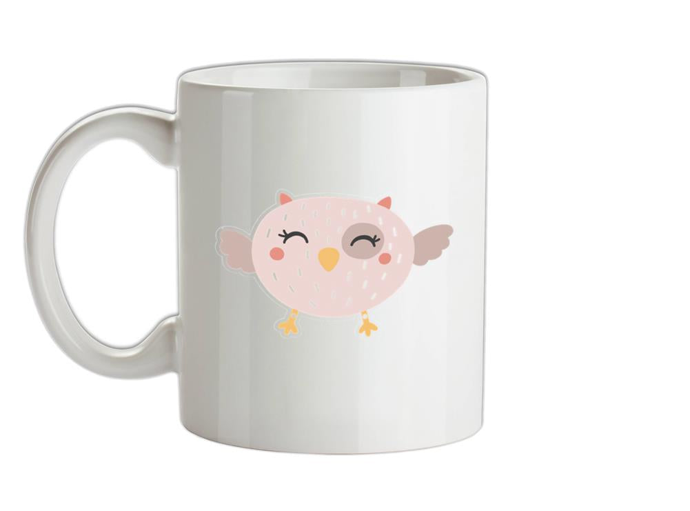 Smiley Face Babyowl Ceramic Mug