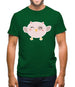 Smiley Face Baby Owl Mens T-Shirt