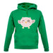 Smiley Face Baby Owl unisex hoodie