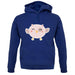 Smiley Face Baby Owl unisex hoodie