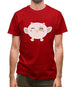 Smiley Face Baby Owl Mens T-Shirt