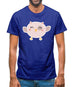 Smiley Face Baby Owl Mens T-Shirt