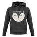 Smiley Face Badger unisex hoodie