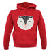 Smiley Face Badger unisex hoodie