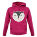 Smiley Face Badger unisex hoodie