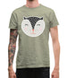 Smiley Face Badger Mens T-Shirt