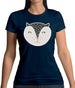 Smiley Face Badger Womens T-Shirt